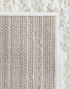 White Shaggy High-Pile Area Rug