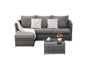 Outdoor Patio Seating Set 2-piece set with Cushions for Patio, Garden