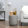 Concrete-Look Side Table, Light Gray