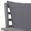 5-Piece Solid Acacia Wood Garden Lounge Set, Gray Wash