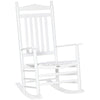 Traditional High-Back Rocking Chair