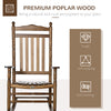 Traditional High-Back Rocking Chair