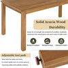 Luxury Acacia Wood Outdoor Dining Set for 4 with Rope Woven Chairs &