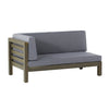 Outdoor Acacia Wood Loveseat and Coffee Table Set