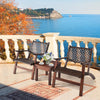 Eucalyptus & Rattan Patio Set — 3 Pc