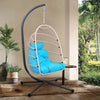 Wicker Hanging Egg Chair with Stand