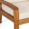 Garden Club Chair Set — Solid Acacia Wood, 2 Pieces