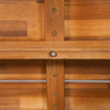 Acacia Wood Bench with Handwoven Rattan Legs