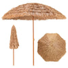 8 Foot Portable Thatched Beach Umbrella