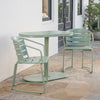 Santa Monica 3-Piece Outdoor Iron Bistro Set