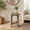 16-Inch HDPE Round Outdoor Side Table for Patio, Porch or Poolside