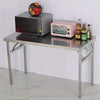 Folding Outdoor Stainless Steel Dining Table
