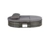 Rattan Round Daybed with Adjustable Backrests