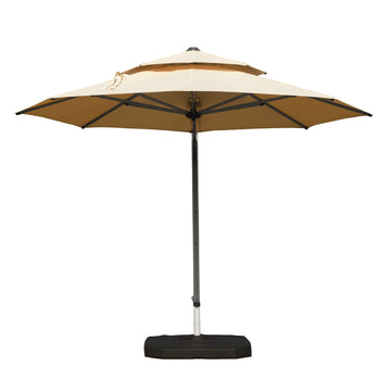 Round Cantilever Umbrella With Center Pole