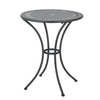 LOURDES 3-Piece Outdoor Bistro Set – Powder-Coated Iron Patio Table &