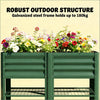 Elevated Raised Garden Bed with Storage Shelf