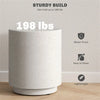 Terrazzo-Look Side Table, Cream White