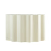 Wavy Fiberglass Console Table, 47-Inch Beige