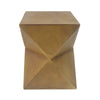 Prismatic Concrete Outdoor Side Table, 14.25"