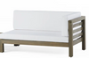 Outdoor Acacia Wood Loveseat and Coffee Table Set