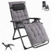 Zero Gravity Reclining Lounge Chair with Cushion & Cup Holder