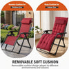 Zero Gravity Folding Lounge Chair with Cushion