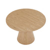 47.24'' Wooden Dining Table Round Dining Table, Hardwood Solids