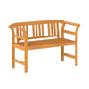 2-Person Acacia Wood Outdoor Bench