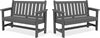 Weatherproof Two-Person Outdoor Bench With High Weight Capacity