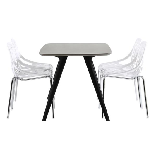 Bird's Nest Lounge Chair, White — Set of 4