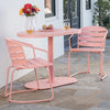 Santa Monica 3-Piece Outdoor Iron Bistro Set