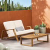Paloma Acacia Loveseat & Coffee Table Set