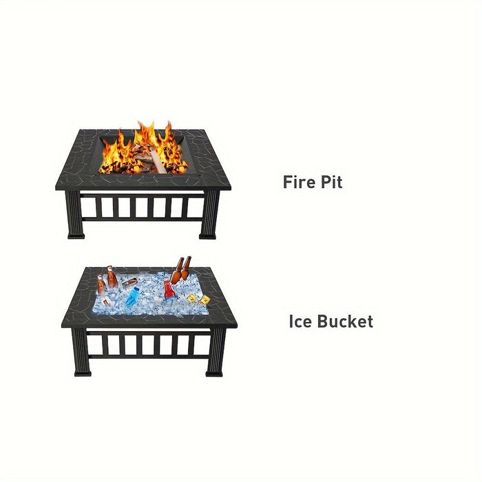Table and fire in one