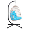 Wicker Hanging Egg Chair with Stand