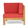 Brava X-Back 3-Seater Outdoor Sectional Sofa Set, Red