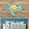 Sea Turtle Coastal Holiday Door Hanger
