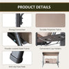 Three-Seat Outdoor Patio Swing with Canopy