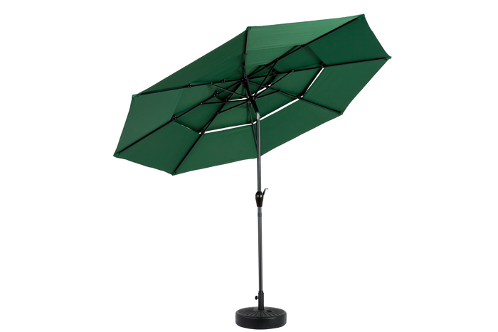 Dark green polyester canopy