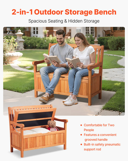 Cedar Storage Bench — 33 Gallon