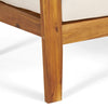 Garden Club Chair Set — Solid Acacia Wood, 2 Pieces