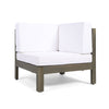 3-Piece Outdoor Loveseat Set with Coffee Table, Acacia Wood