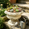 Hand-Painted MGO Garden Urn Planter, Antique White