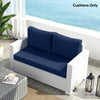 Wicker Loveseat Cushion Set