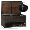 Rattan Deck Box & Towel Rack