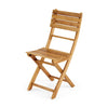 Acacia Wood Folding Outdoor Dining Chair, Set of 2