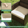 8-Piece Rattan Patio Furniture Set With Cushions