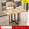 Fold-Flat Rectangular Dining Table, No Assembly