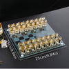 Glass Chess Drinking Game Set