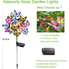 Solar Garden Butterfly Stake Lights, Waterproof Decorative
