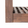 Acacia Wood Porch Swing Bed — Twin Size